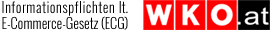Informationspflichten lt. E-Commerce-Gesetz (ECG)